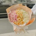 Sanfte Liebe – 19 oder 33 Gemischte Rosen