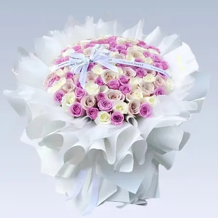 Ewige Liebe – 99 Gemischte Rosen