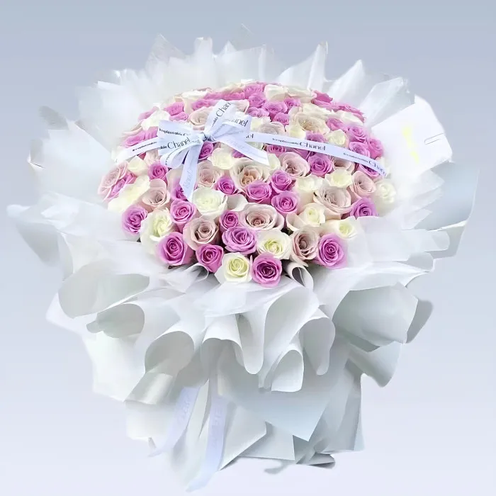 Ewige Liebe – 99 Gemischte Rosen