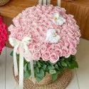 Rosenkorb Ewige Liebe – 99 Rosen