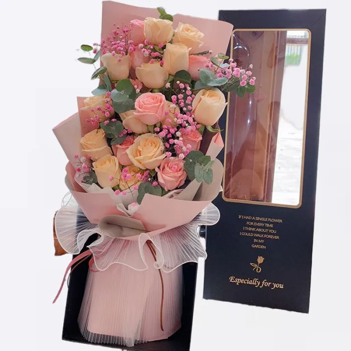 19 Rose Rose Champagne et Rose Rose Pétale A124