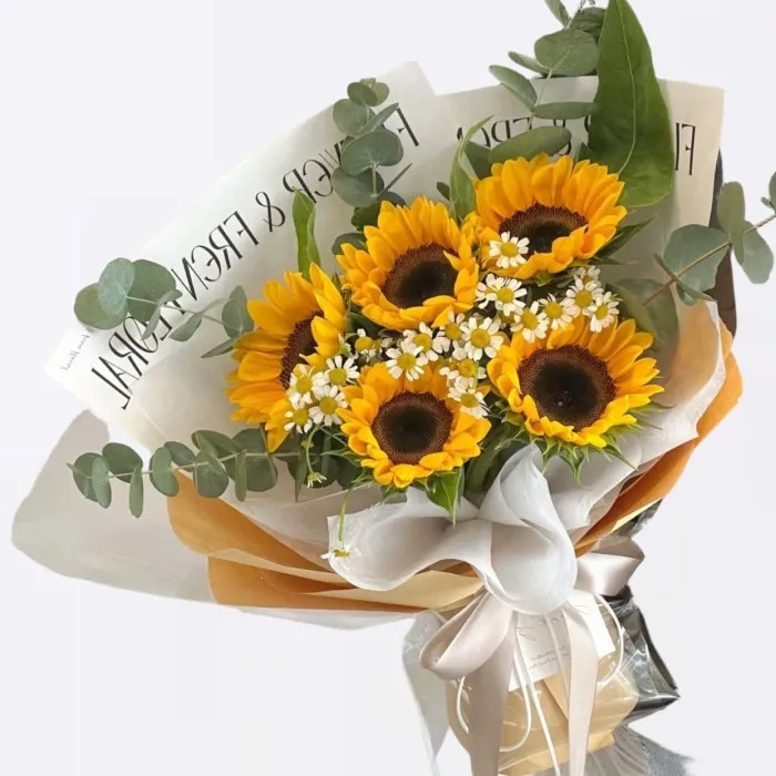 5 Sonnenblumen A126