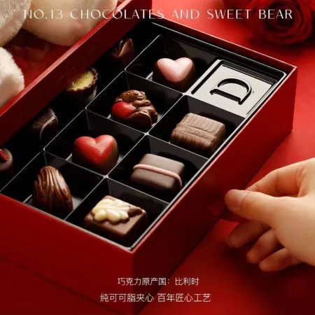 Scatola Regalo Cioccolato Orsacchiotto Importato Belga DorabellaQ108