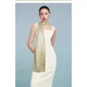 Foulard en Soie Orchidée G113