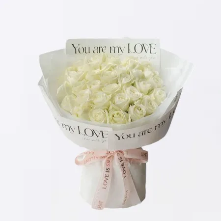 33 weiße Rosen A149