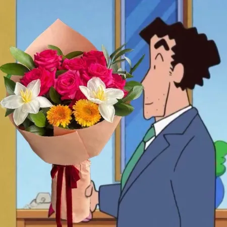 Guangzhi schickt Meiya Blumen A194