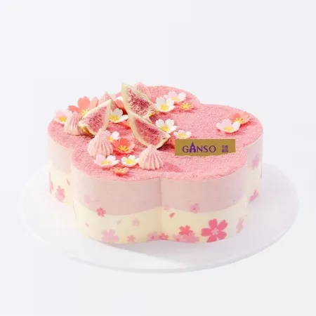 Ganso Sakura Strawberry Mousse Cake D128