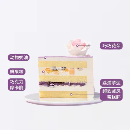 Rainbow Garden Cake D129
