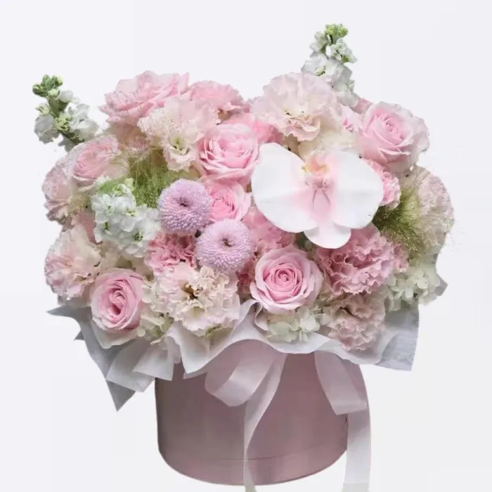 Secchiello Abbraccio Fiori Rosa a Macao B115