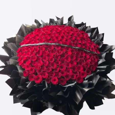 Bouquet 199 Rose Rosse - Amore per Tutta la Vita