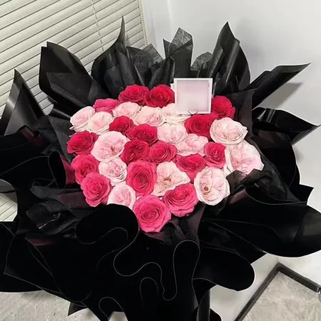 Bouquet di 33 Rose Miste A244