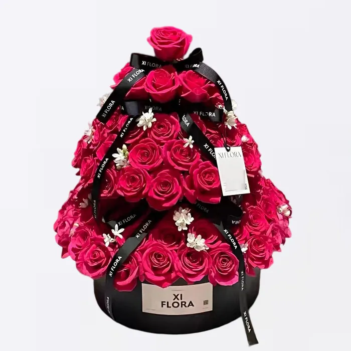 Torta di Fiori di 99 Rose Freud A247