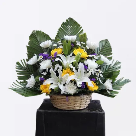Cesta de Flores de Condolencias Estilo A A251