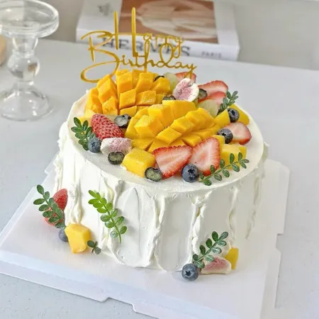Sweet Mango Birthday Cake D141