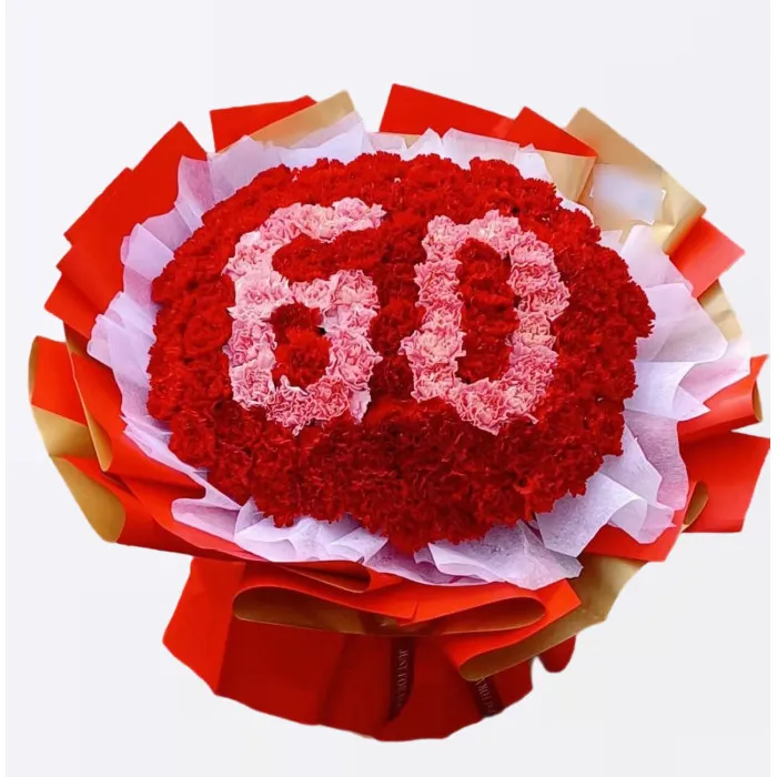 Bouquet di 99 garofani - Numero personalizzabile